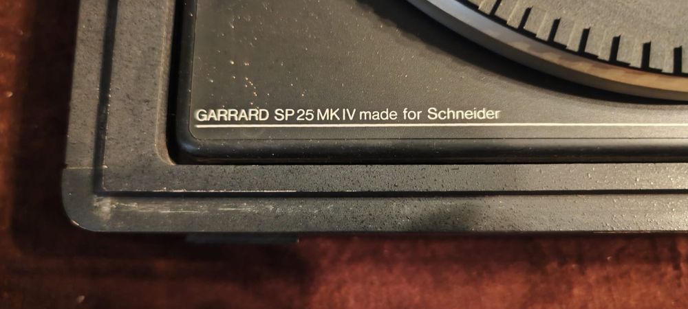 Kombajn Garrard sp25 mk IV made for Schneider DŁ.78 SZER.33