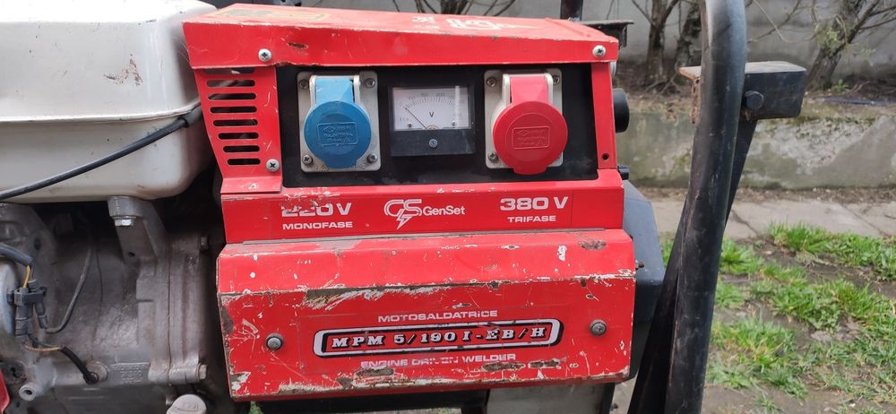 Agregat prądotwórczy z spawarką