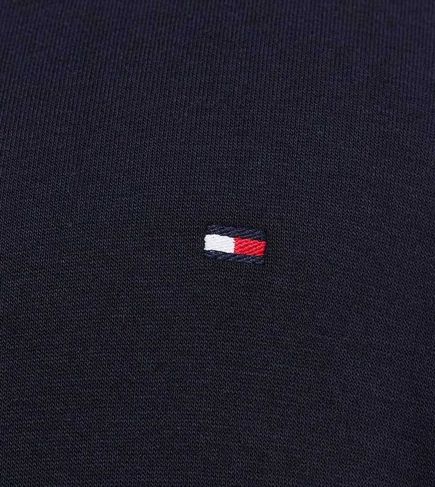 Męska Bluza Z Kapturem TOMMY HILFIGER Flag Logo Hoody Granatowy M