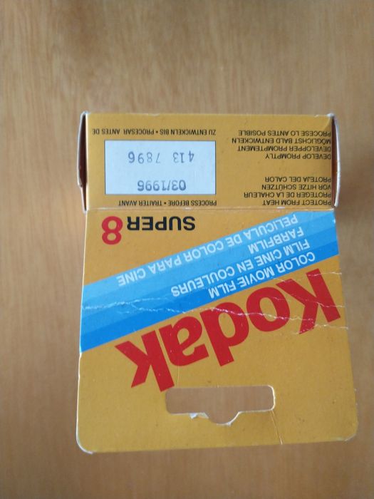 Film Super8 do kamer Kodak Ektachrome 160 Type G ( 1996 )