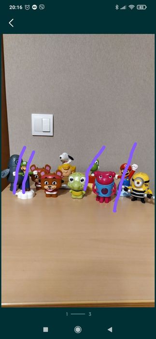 Іграшки фігурки MC Donald's