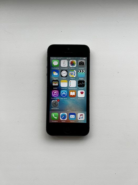 iPhone 5 16GB — Неверлок, iCloud Чистий, НОВИЙ АКУМУЛЯТОР!