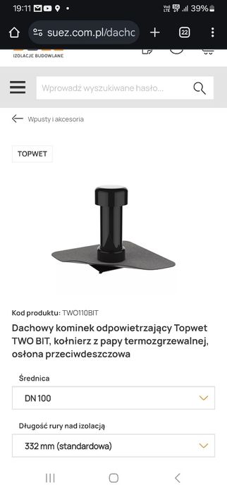 Kominek wentylacyjny