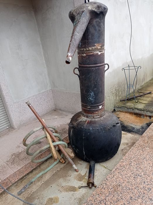 Alambique em cobre de 200 litros