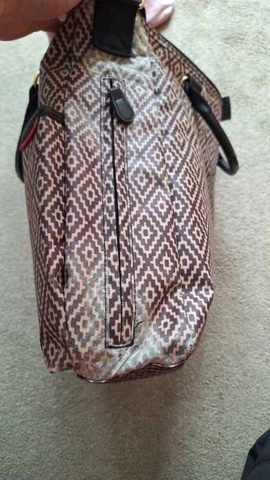 Torba skip hop beżowo czarna