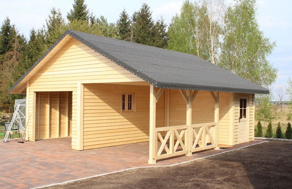 Garaż wiata konstrukcja szkieletowa