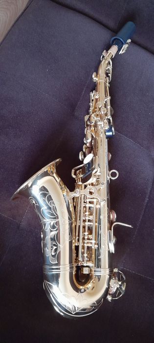 Saksofon sopranowy ,ustnik ,kplfuterał