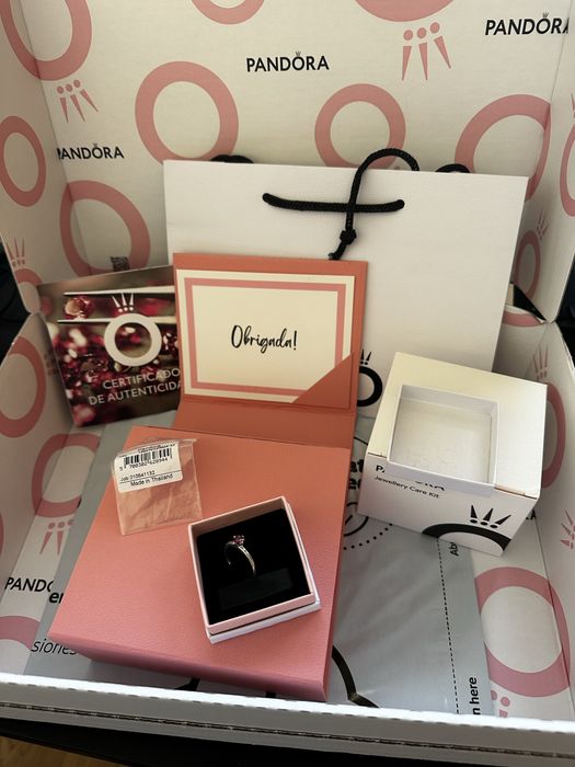 Anel Pandora Coração You&Me