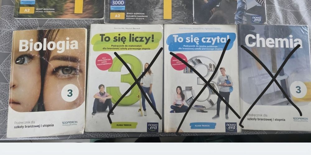 Biologia do trzeciej klasy szkoły branżowa