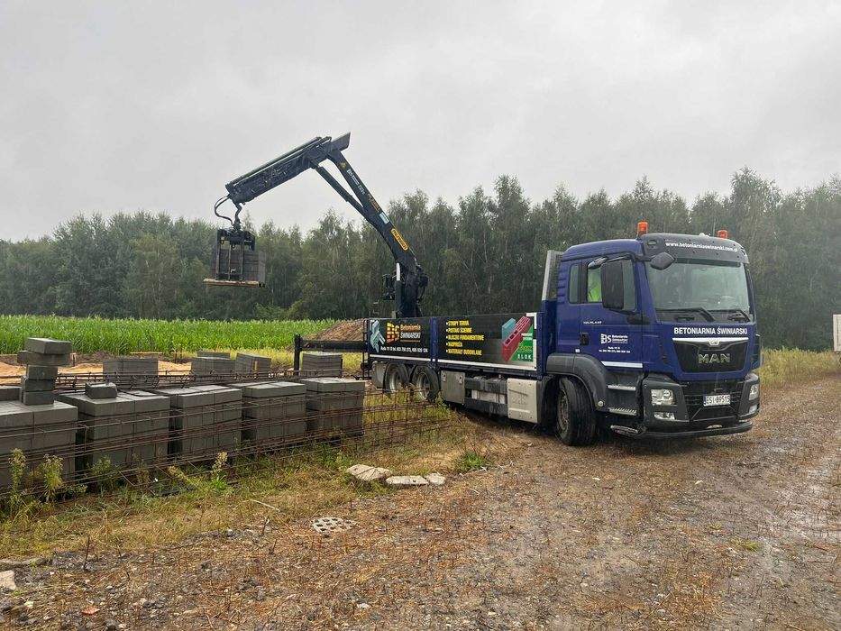 Bloczki fundamentowe betonowy B-15, B-20 (MPa) Łask, Zduńska Wola Łódź