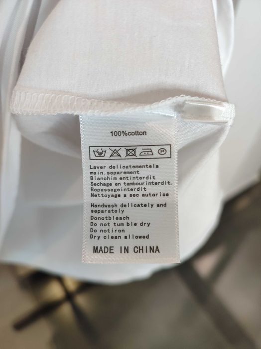 Футболка Alexander Wang Classic Pocket Tee White