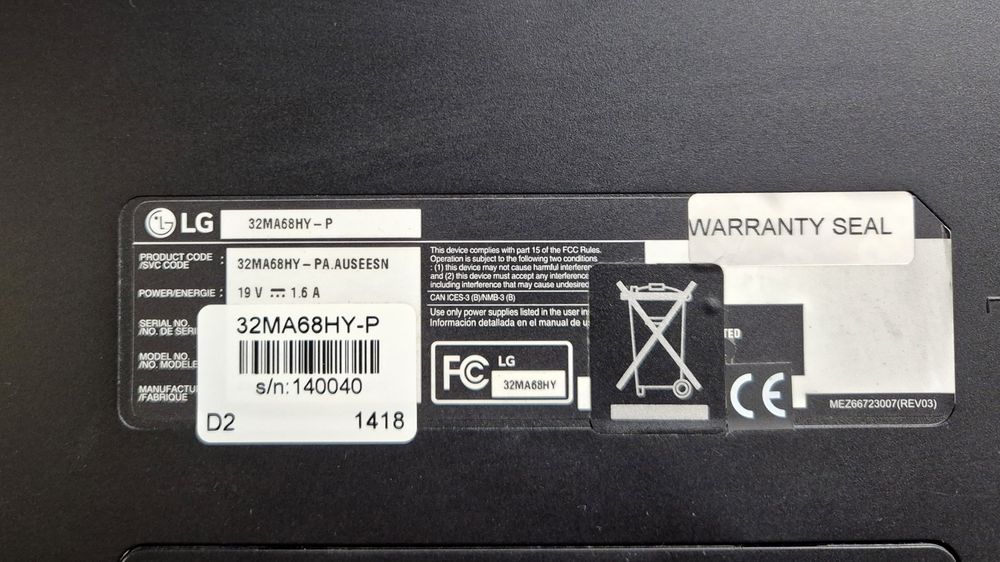 Monitor 32" LG MA68HY, Komis Jasło Czackiego