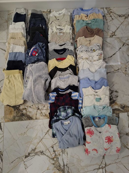 Mix ubranek niemowlęcych rozmiar 68 UK