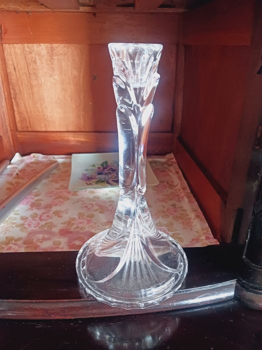 2 castiçais Cristal Atlantis