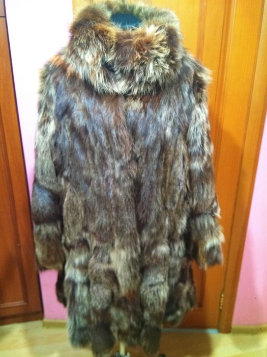 Шуба натуральный песец