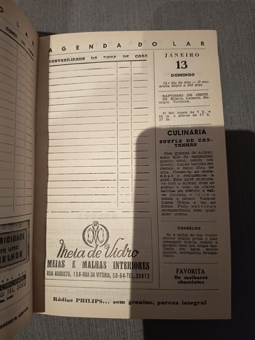 Agenda do Lar para 1957