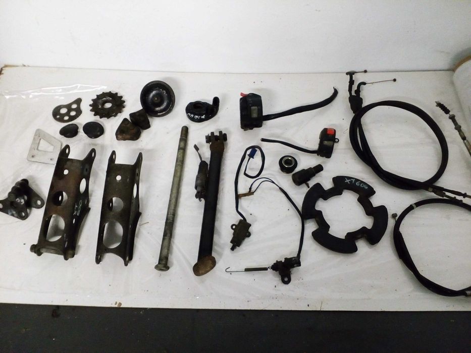 Yamaha xt 600 4pt przełącznik linka mocowanie uchwyt stopka