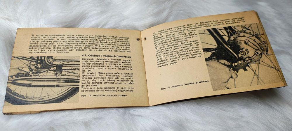 Instrukcja obsługi motoroweru Komar  - oryginał ZZR Bydgoszcz