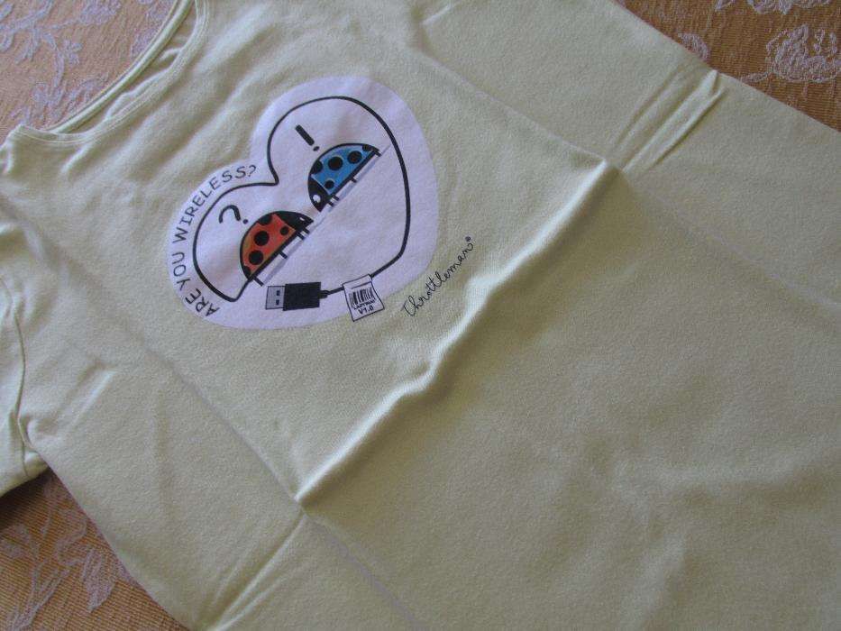 T-shirt Throttleman com joaninhas