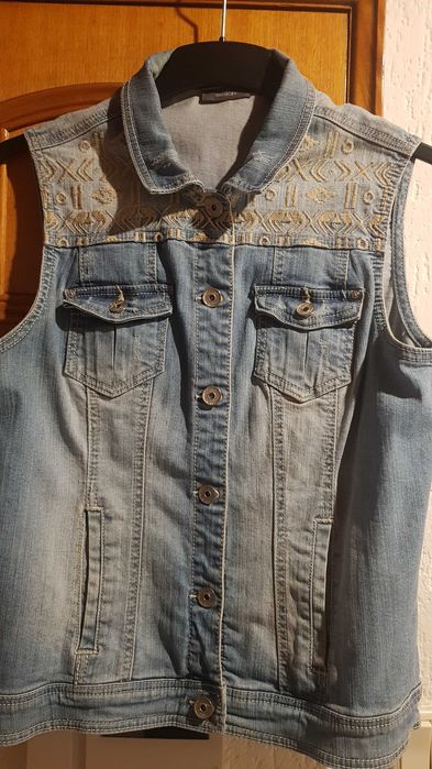 Colete ganga bordado Tamanho L