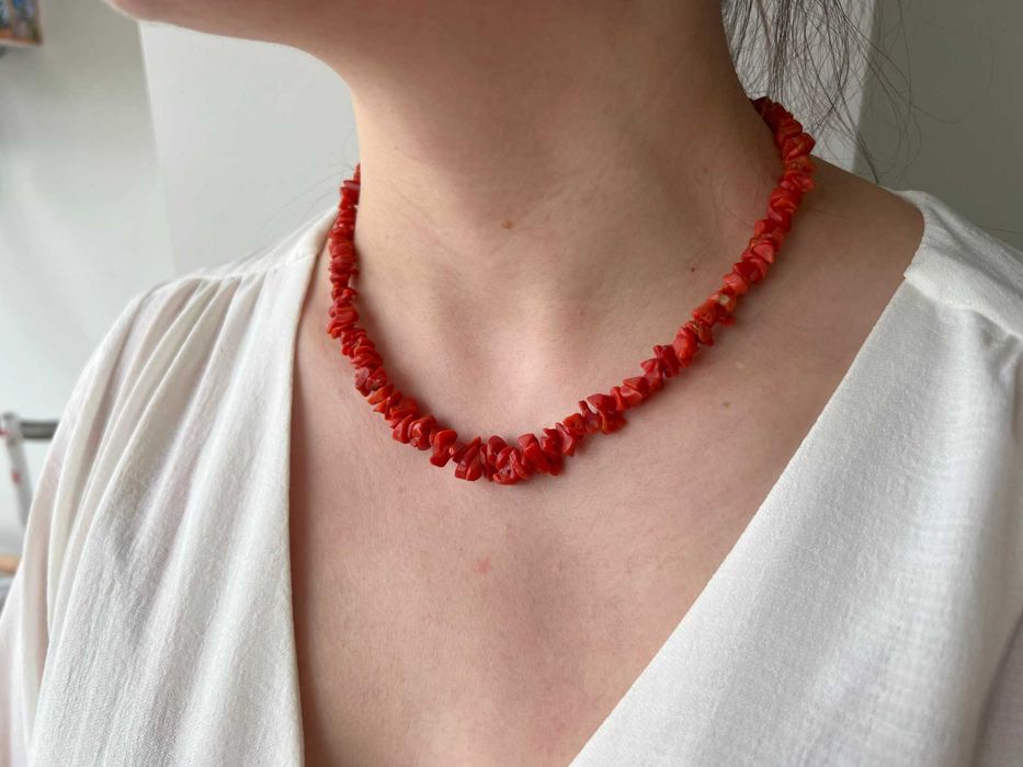Коралі Старовинні Намисто Коралове Корал Коралловые Бусы