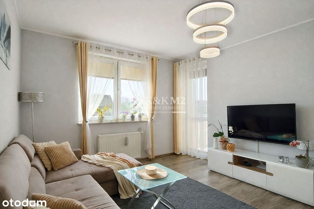 Dwupokojowe mieszkanie z loggią, piwnicą i garażem / kameralne osiedle