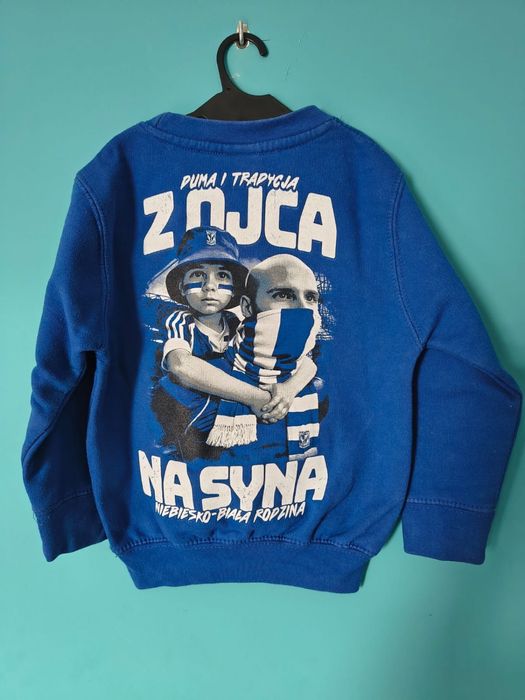 Bluza Lech Poznań z ojca na syna rozmiar 104