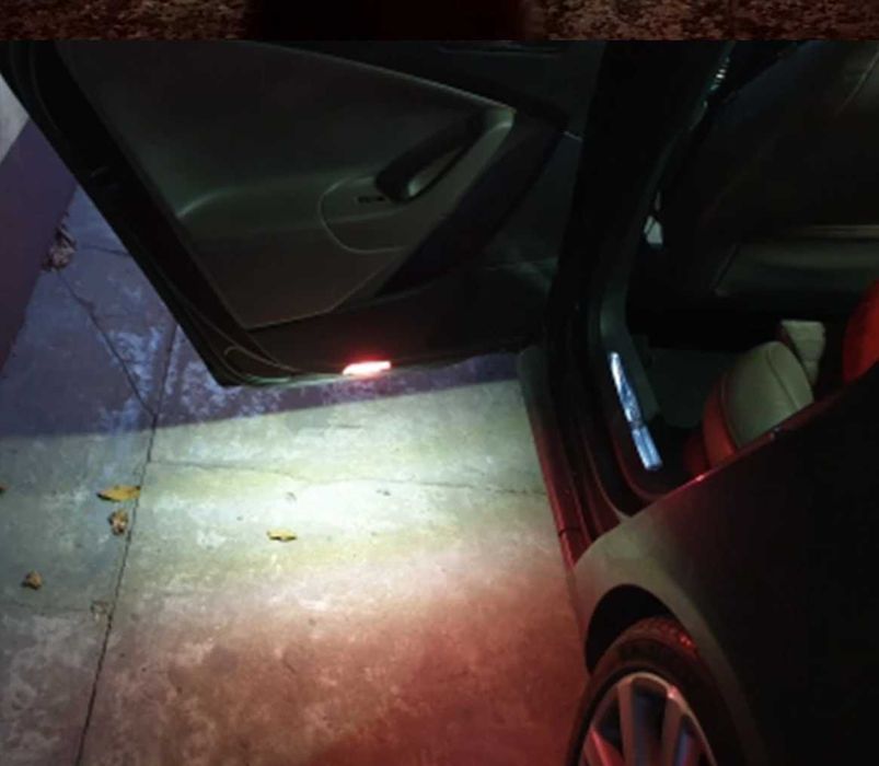 Iluminação LED Porta VW (Golf, Passat, Sharan)