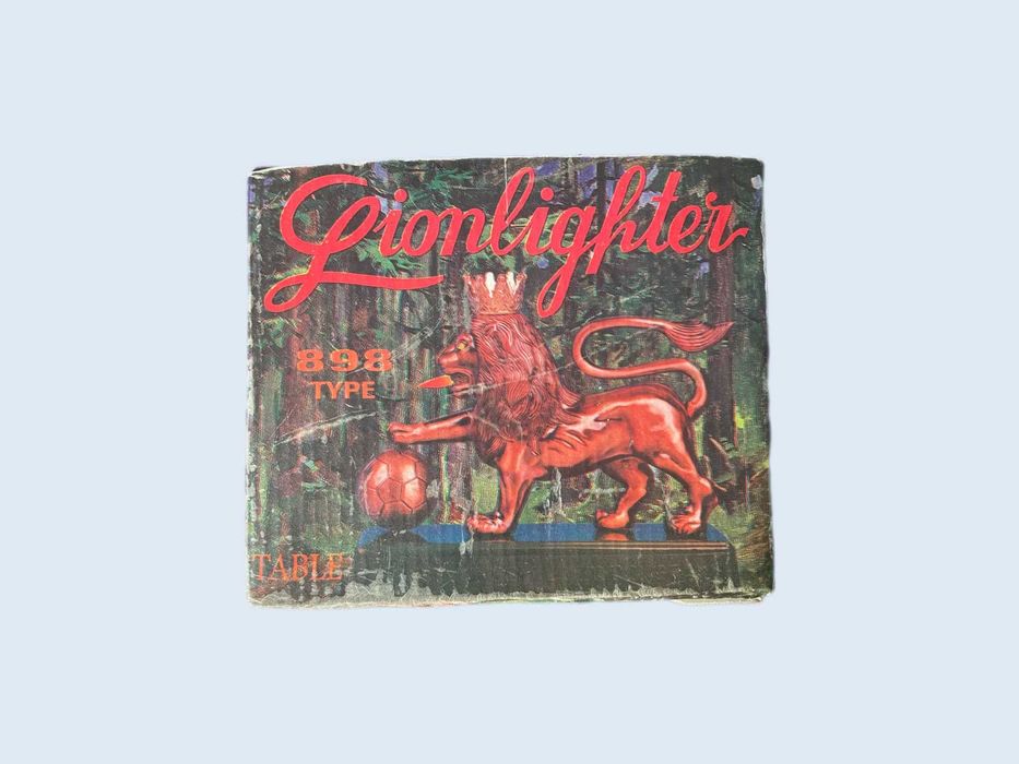 Isqueiro de Mesa com imagem de Leão de Waterloo