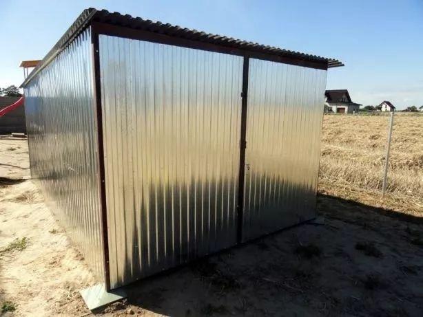 GARAŻ blaszany Blaszak 3x5 wzmocniony z dostawą i montażem GARAŻE