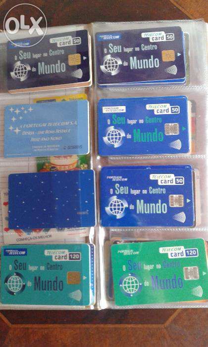 Cartões Telefónicos usados, de colecção - telecartofilia