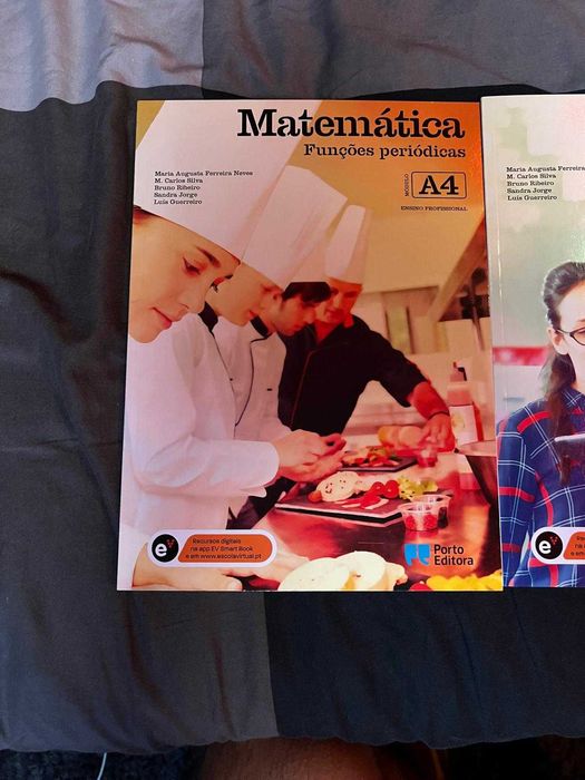 Livros de Matemática – Ensino Profissional (A4, A6, A5, A10)