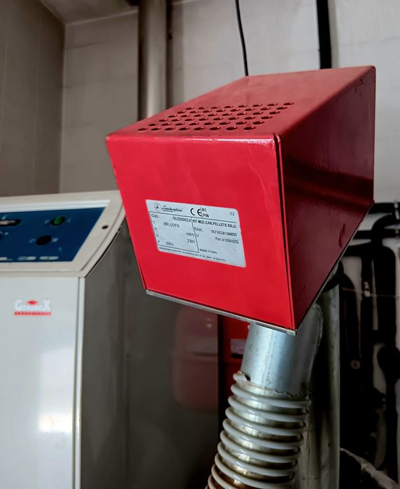 Caldeira a pellets para aquecimento Central e AQS