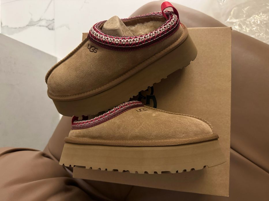 SALE Avstralia UGG Tasman Tazz Slipper Platform Chestnut (in box)
