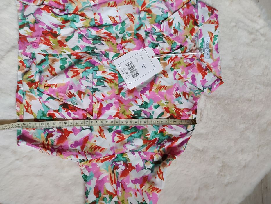 Komplet spódniczka+ crop top koszula M