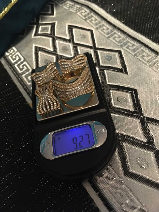 piękny kpl. biżuterii ażurowej ze złota próby 585 14karat