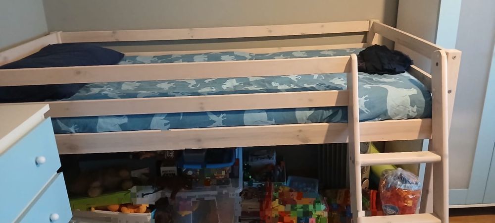 Mobilia cama quarto completo solteira