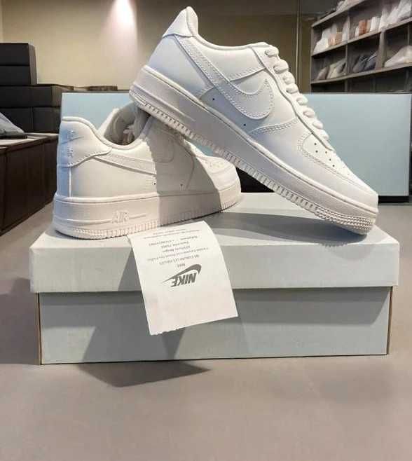 Nike Air Force 1 One All White 38