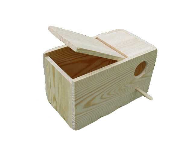 NOVOS - Ninhos Madeira para Caturra, Agapornis e Periquito