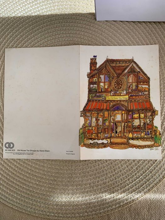 Postal Old House Tea Shoppe by Diane Elson