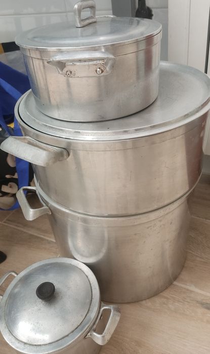 Conjunto de Tachos em Ferro