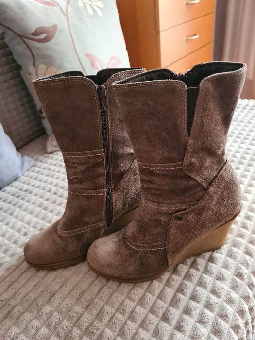 Botki z zamszu roz.37