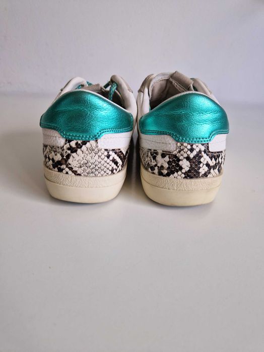 Skórzane sneakersy Zara 39
