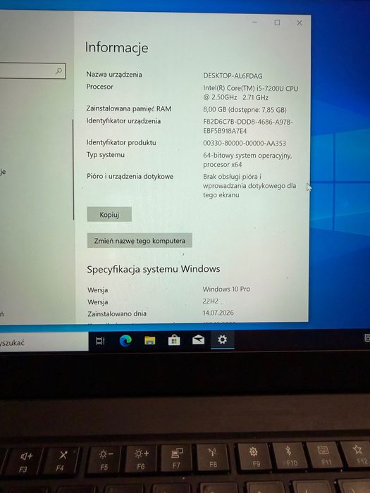 Lenovo x1 Carbon i5, 8GB, ssd 500 GB,