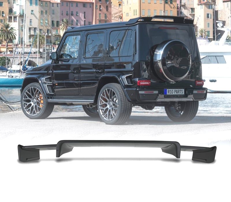 AILERON MERCEDES W463 W464 W483 89-18 ASPECTO BRABUS PRETO BRILHANTE