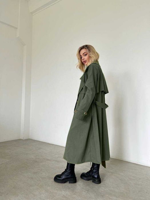 Тренч плащ жіночий весняний/Тренч плащ женский весна длинный мод 425