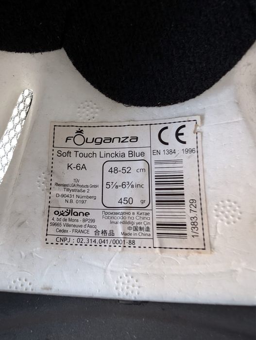 Toque azul de equitação da decathlon