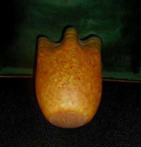 VASO EM PASTA DE VIDRO ART DÉCO ANTIGO