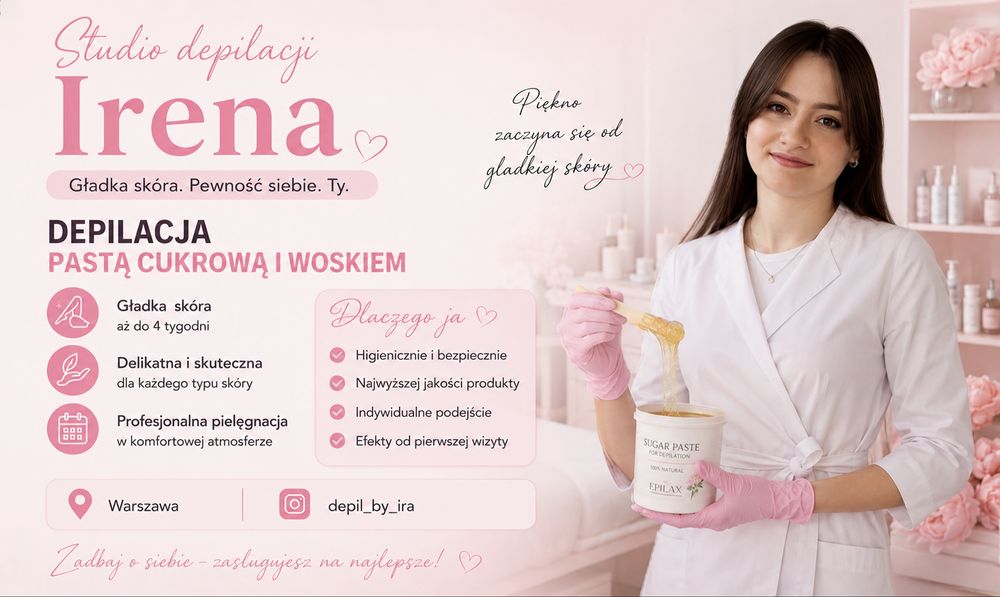 Depilacja pastą cukrową oraz woskiem / Депіляція шугаринг і віск