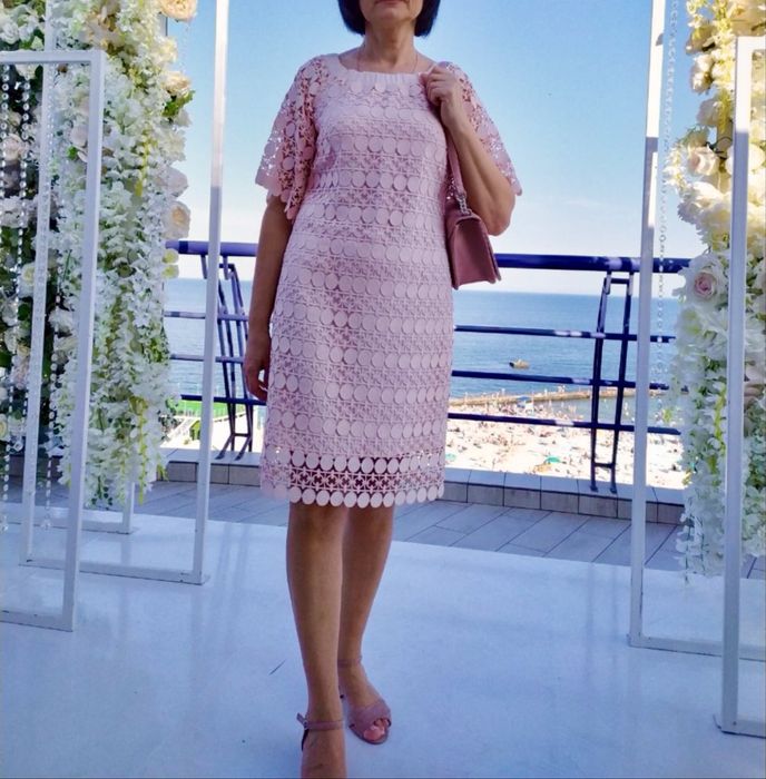 Платье гипюровое розмер  S-M